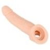 Guaina fallica indossabile con anello 21 cm