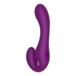 Vibratore strapon 2 in 1 indossabile viola Vibratore strapon 2 in 1 indossabile viola