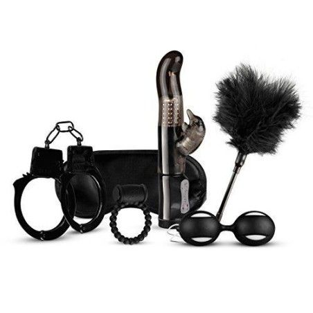 Kit sex toys per coppia 6 pz nero