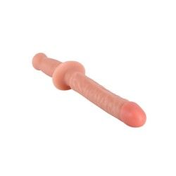 Dildo Maxi con manico pelle chiara 38 cm Dildo Maxi con manico pelle chiara 38 cm