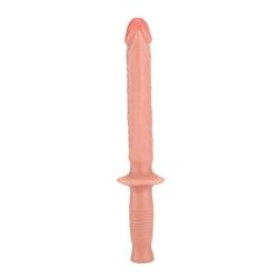 Dildo Maxi con manico pelle chiara 38 cm Dildo Maxi con manico pelle chiara 38 cm