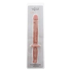 Dildo Maxi con manico pelle chiara 38 cm Dildo Maxi con manico pelle chiara 38 cm