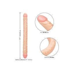 Dildo doppio Size Queen 43 cm pelle chiara Dildo doppio Size Queen 43 cm pelle chiara
