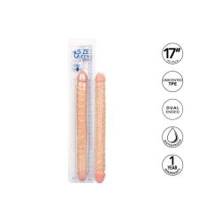 Dildo doppio Size Queen 43 cm pelle chiara Dildo doppio Size Queen 43 cm pelle chiara