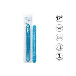 Dildo doppio Size Queen 43 cm azzurro Dildo doppio Size Queen 43 cm azzurro