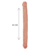 Fallo realistico doppio Double Dong 45 cm