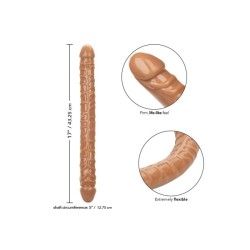 Dildo doppio Size Queen 43 cm caramello Dildo doppio Size Queen 43 cm caramello