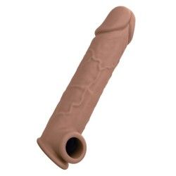 Guaina pene Life-Like Extension 20 cm brown Guaina pene Life-Like Extension 20 cm brown