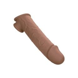 Guaina pene Life-Like Extension 20 cm brown Guaina pene Life-Like Extension 20 cm brown
