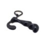 Stimolatore prostatico nero 11,4 cm Stimolatore prostatico nero 11,4 cm