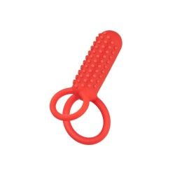 Anello pene doppio vibrante arancione Anello pene doppio vibrante arancione