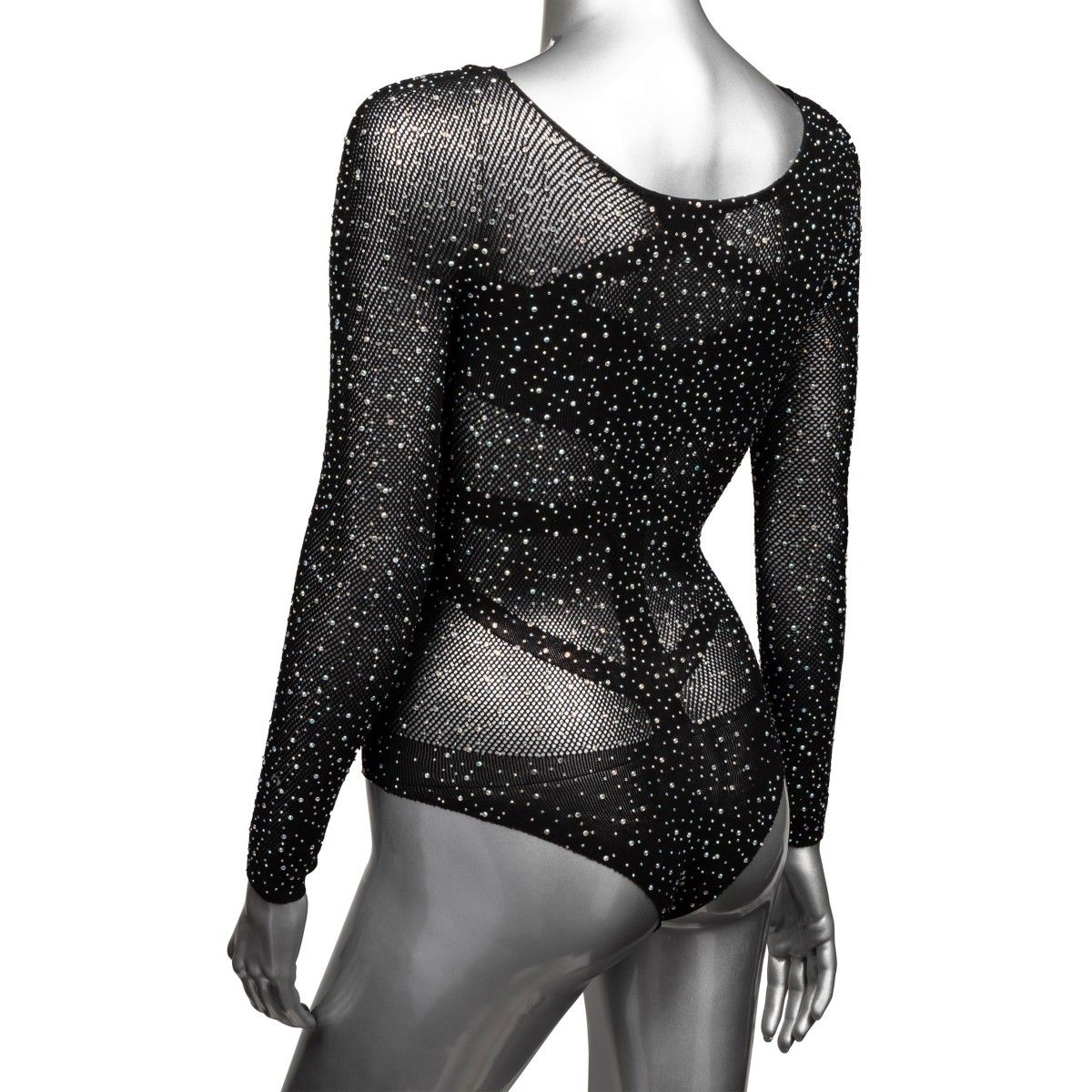 Body donna con brillantini Long Sleeve Bodysuit S/L