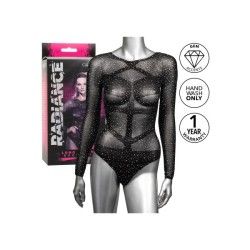 Body donna strass manica lunga nero S/L Body donna strass manica lunga nero S/L