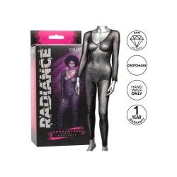 Tuta sexy donna con strass nera S/L Tuta sexy donna con strass nera S/L