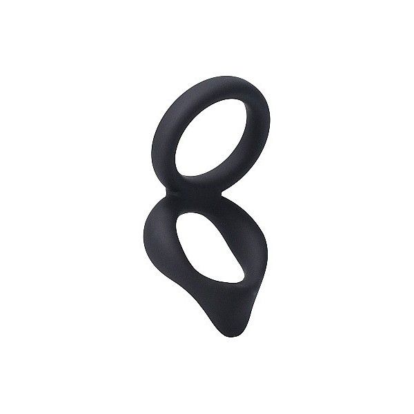 Anello pene doppio Dual Enhancer nero
