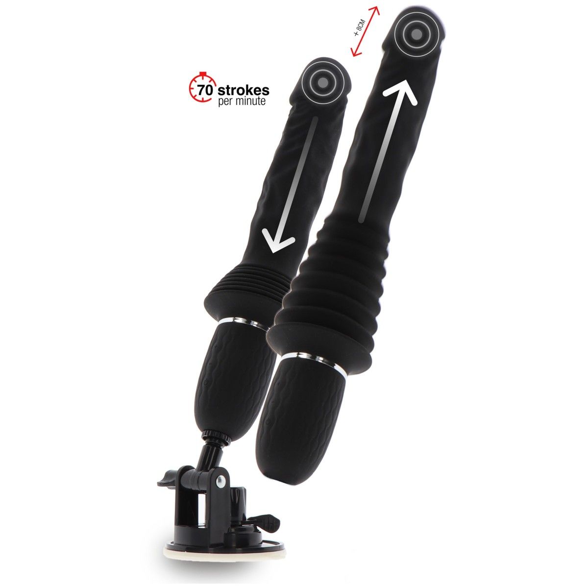 Vibratore Magnum Opus Thruster Pro nero