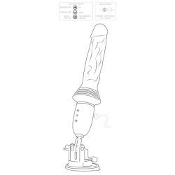 Vibratore Magnum Opus Thruster Pro nero 38 cm Vibratore Magnum Opus Thruster Pro nero 38 cm