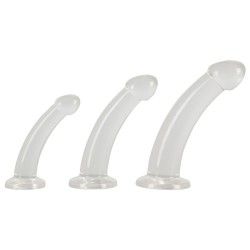 Kit fallo anale ventosa Training Set trasp Kit fallo anale ventosa Training Set trasp