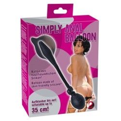 Dilatatore anale gonfiabile nero Simply Dilatatore anale gonfiabile nero Simply