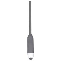 Dilatatore uretra vibrante silicone grigio