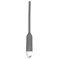 Dilatatore uretra vibrante silicone grigio Dilatatore uretra vibrante silicone grigio