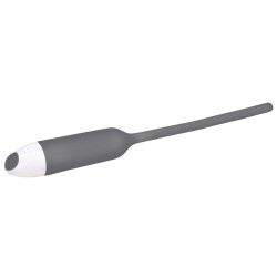 Dilatatore uretra vibrante silicone grigio Dilatatore uretra vibrante silicone grigio