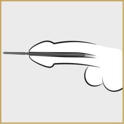 Sonda uretrale Dip Stick Ripped 24 cm Sonda uretrale Dip Stick Ripped 24 cm