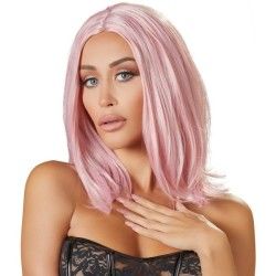 Parrucca di capelli sintetici rosa Parrucca di capelli sintetici rosa