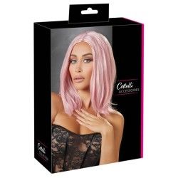 Parrucca di capelli sintetici rosa Parrucca di capelli sintetici rosa