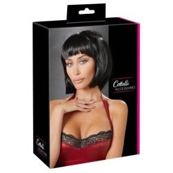 Parrucca capelli corti nera Parrucca capelli corti nera