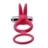 Anello pene doppio stimola clitoride fucsia Anello pene doppio stimola clitoride fucsia