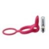 Anello pene doppio stimola clitoride fucsia Anello pene doppio stimola clitoride fucsia