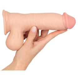 Dildo con ventosa 20 cm Nature Skin Dildo con ventosa 20 cm Nature Skin