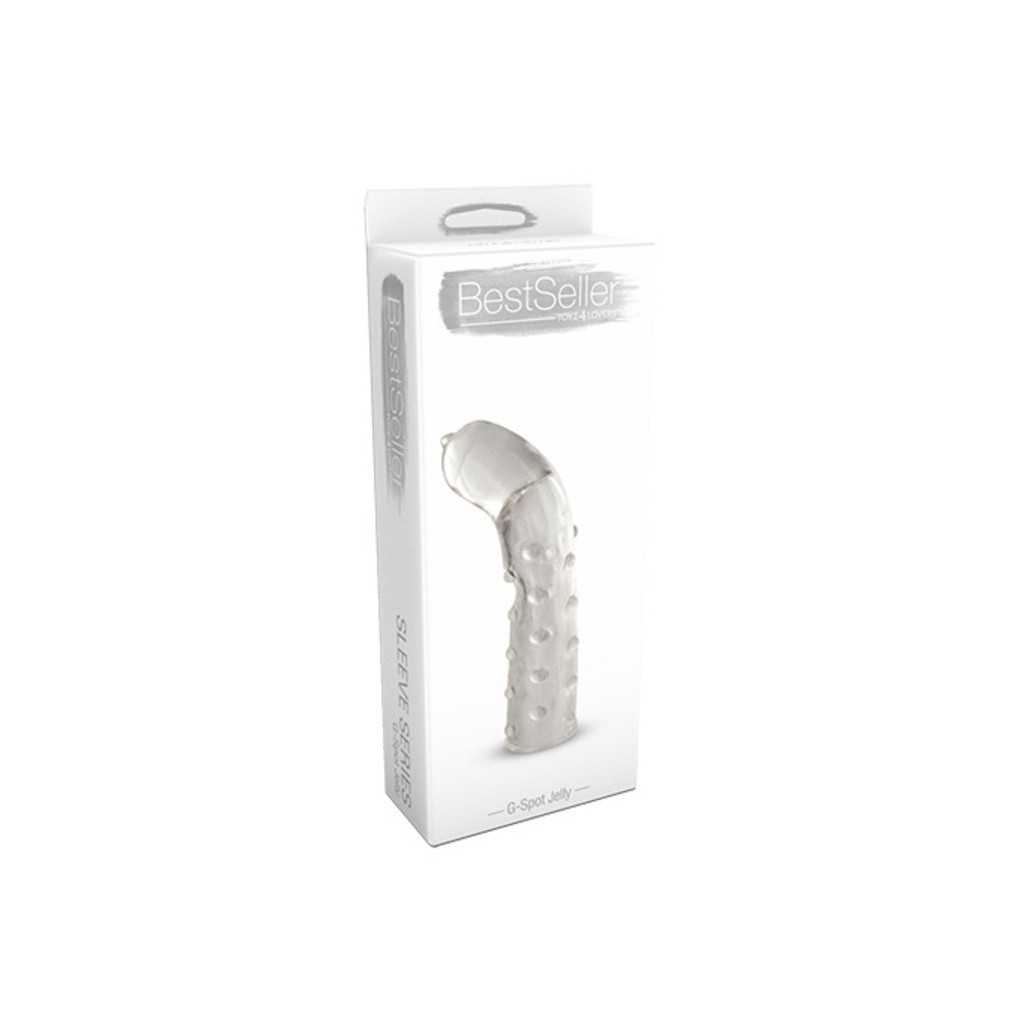 Prolunga fallica guaina per pene stimolatore punto g-spot jelly