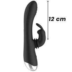 Vibratore Rabbit Adam 22 cm Black&Silver Vibratore Rabbit Adam 22 cm Black&Silver