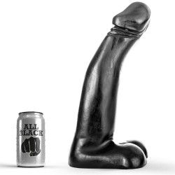 Maxi Dildo glande pronunciato All Black 30 cm Maxi Dildo glande pronunciato All Black 30 cm