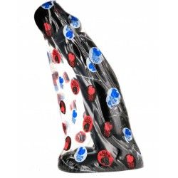 Maxi Dildo glande pronunciato All Black 30 cm Maxi Dildo glande pronunciato All Black 30 cm