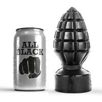 Butt Plug forma granata 14 cm All Black