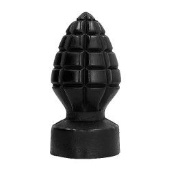 Butt Plug forma granata 14 cm All Black Butt Plug forma granata 14 cm All Black