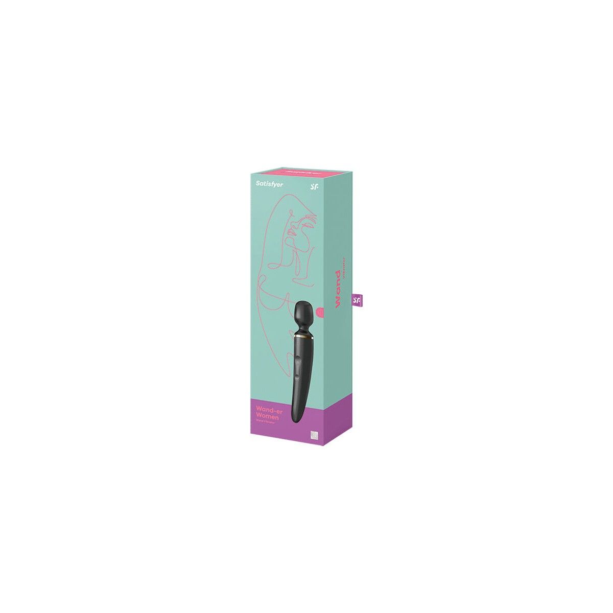 Vibratore Wand-er Woman Nero