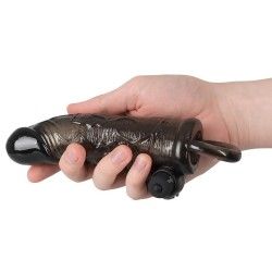Guaina pene vibrante anello testicoli 19 cm Guaina pene vibrante anello testicoli 19 cm