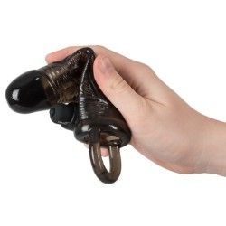 Guaina pene vibrante anello testicoli 19 cm Guaina pene vibrante anello testicoli 19 cm