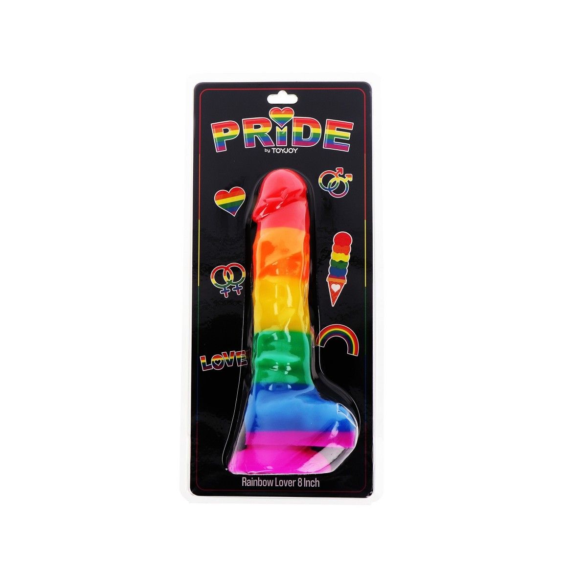 Rainbow Lover 8 Inch fallo anale pride