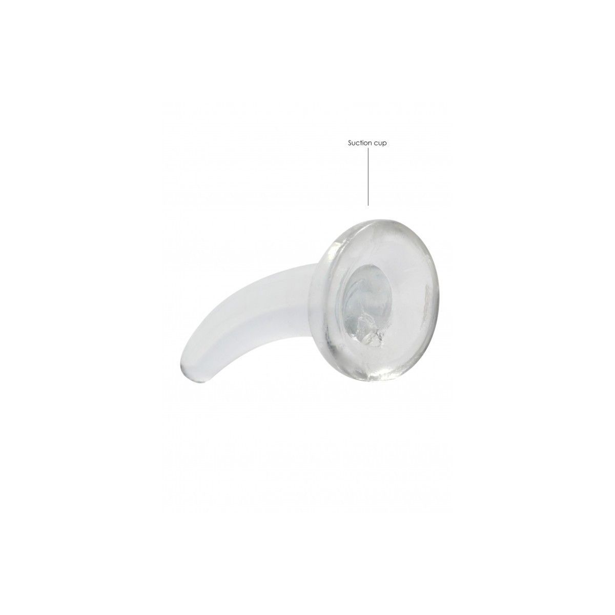 Dildo con ventosa Non Realistic Dildo Suction Cup - Transparent