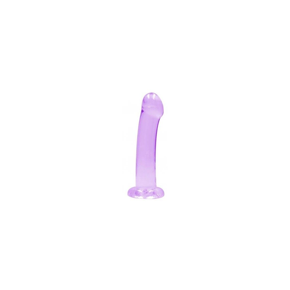 Dildo con ventosa viola Non Realistic Dildo Suction Cup - Purple 17 cm