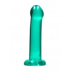 Dildo con ventosa verde trasparente 17 cm Dildo con ventosa verde trasparente 17 cm