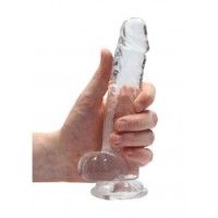 Dildo realistico trasparente 19 cm