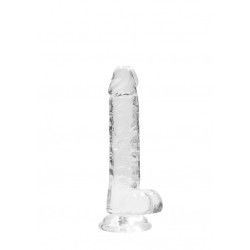 Dildo realistico trasparente 19 cm Dildo realistico trasparente 19 cm