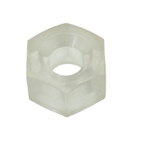 Anello fallico esagonale trasparente