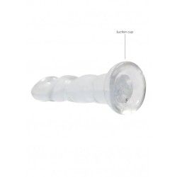 Dildo ventosa e sfere trasparente 17 cm Dildo ventosa e sfere trasparente 17 cm